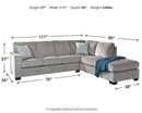 Altari Sectional with Chaise - Furniture Queen (GA)*