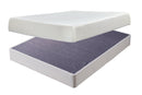 10 Inch Chime Memory Foam Mattress Set - Furniture Queen (GA)*