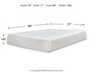 10 Inch Chime Memory Foam Mattress Set - Furniture Queen (GA)*