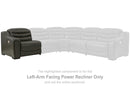 Center Line Power Reclining Sectional Loveseat - Furniture Queen (GA)*