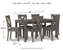 Caitbrook Dining Table and Chairs (Set of 7) - Furniture Queen (GA)*