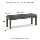 Hallanden 50" Dining Bench - Furniture Queen (GA)*