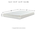 Chime 8 Inch Memory Foam Mattress in a Box - Furniture Queen (GA)*