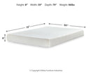 Chime 8 Inch Memory Foam Mattress in a Box - Furniture Queen (GA)*