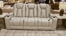 Elevate Edges Reclining Sofa with Drop Down Table - Furniture Queen (GA)*