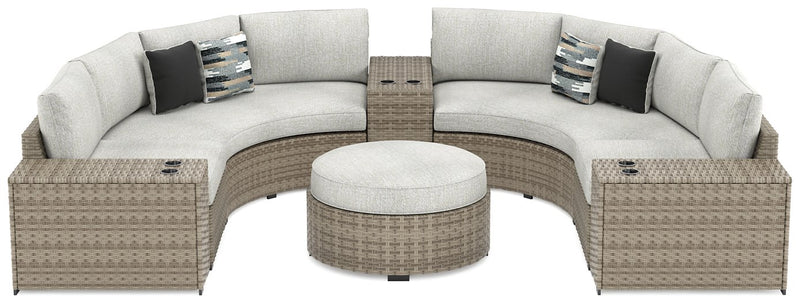 Calworth Outdoor Sectional with Ottoman