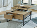 Montia Lift-Top Coffee Table - Furniture Queen (GA)*