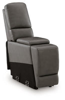 5Z - Pittson Power Reclining Sectional Loveseat with Console - Furniture Queen (GA)*