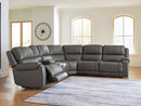 5Z - Pittson Power Reclining Sectional - Furniture Queen (GA)*