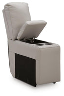 Gravier Power Reclining Sectional with Storage Console - Furniture Queen (GA)*