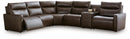 ModZ Power Reclining Sectional with Audio Console - Furniture Queen (GA)*