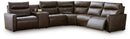 ModZ Power Reclining Sectional with Audio Console - Furniture Queen (GA)*