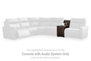 ModZ Power Reclining Sectional Loveseat with Audio Console - Furniture Queen (GA)*