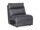 ModZ Power Reclining Sectional with Audio Consoles - Furniture Queen (GA)*