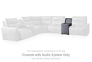 ModZ Power Reclining Sectional with Audio Console - Furniture Queen (GA)*