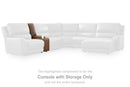 DeepWakes Reclining Sectional with Storage Console - Furniture Queen (GA)*