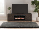 Cayboni 71" TV Stand with Electric Fireplace - Furniture Queen (GA)*