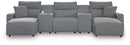 Modmax Power Reclining Sectional with Chaise - Furniture Queen (GA)*