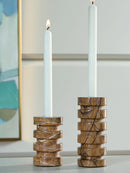 Emsleyfield Candle Holder Set (Set of 2) - Furniture Queen (GA)*