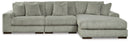 Lindyn Sectional with Chaise - Furniture Queen (GA)*