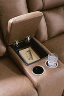 Mackmenville Reclining Loveseat with Console - Furniture Queen (GA)*