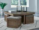 Boardernest Coffee Table with 4 Stools - Furniture Queen (GA)*