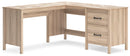 Battelle 60" Home Office Desk with Return - Furniture Queen (GA)*