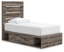 Graystorm Bed with Storage - Furniture Queen (GA)*