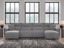 Modmax Power Reclining Sectional with Chaise - Furniture Queen (GA)*