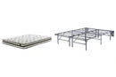 8 Inch Chime Innerspring Mattress Set - Furniture Queen (GA)*