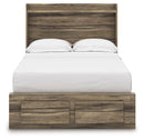 Elbrim Panel Storage Bed - Furniture Queen (GA)*