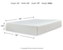 Chime 12 Inch Memory Foam Mattress in a Box - Furniture Queen (GA)*