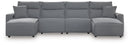 Modmax Power Reclining Sectional with Chaise - Furniture Queen (GA)*
