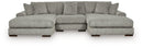 Lindyn Sectional with Double Chaise - Furniture Queen (GA)*