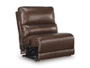 DeepWakes Power Reclining Sectional with Chaise - Furniture Queen (GA)*
