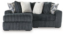 Midnight-Madness Sectional with Chaise - Furniture Queen (GA)*