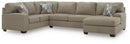 Newellen Sectional with Chaise - Furniture Queen (GA)*