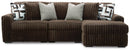 Midnight-Madness Sectional with Chaise - Furniture Queen (GA)*