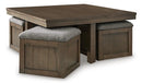 Boardernest Coffee Table with 4 Stools - Furniture Queen (GA)*