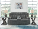 Observation Power Reclining Loveseat with Console - Furniture Queen (GA)*