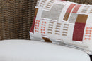 Double Point Outdoor Loveseat/2 Swivel Chairs (Set of 3)