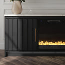 Cadmori TV Stand w/Fire - Furniture Queen (GA)*