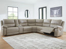 Narwhal Place Reclining Sectional with Storage Console - Furniture Queen (GA)*