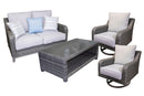 Elite Park Outdoor Loveseat, Lounge Chairs and Cocktail Table - Furniture Queen (GA)*