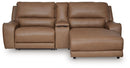 DeepWakes Power Reclining Sectional with Chaise - Furniture Queen (GA)*